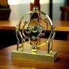 ANGESHA Premium Permanent Motion Desk Toy with Steel Globes for Office Calm Ease and Creative Focus Enhancement view 4