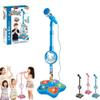 The All-in-One Microphone Toy That Makes Every Day a Concert, 2026 New Karaoke Microphone Toy with Adjustable Stand and LED Lights, Christmas Birthday Gifts for Little Singers(Blue) view 1