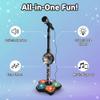 The All-in-One Microphone Toy That Makes Every Day a Concert, 2026 New Karaoke Microphone Toy with Adjustable Stand and LED Lights, Christmas Birthday Gifts for Little Singers(Blue) view 4
