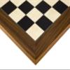 23.6 Inch Black Anegre and Palisander Deluxe Chessboard, Made in Spain view 3