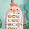 ZJchao Baby Phone Toys Early Educational Learning Machine Simulation Music Telephone Toy with Teether for 1 to 3 Years Old Toddlers ABS Material Bright Colors (Pink) view 2