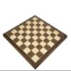 21.7 Inch Walnut and Maple Chessboard, Made in Spain view 1