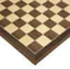 21.7 Inch Walnut and Maple Chessboard, Made in Spain view 3