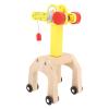 ariarly Wooden Tower Crane Toy Set, Handcrafted Wood Track Accessories for Children's Playtime, Inspiring Creativity view 1