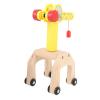 ariarly Wooden Tower Crane Toy Set, Handcrafted Wood Track Accessories for Children's Playtime, Inspiring Creativity view 3