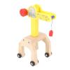 ariarly Wooden Tower Crane Toy Set, Handcrafted Wood Track Accessories for Children's Playtime, Inspiring Creativity view 4