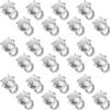 U-MOJOK 24 Pack White Light Up Star Rings view 1