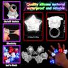 U-MOJOK 24 Pack White Light Up Star Rings view 2