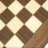 23.6 Inch Walnut and Maple Deluxe Chessboard, Crafted in Spain view 2