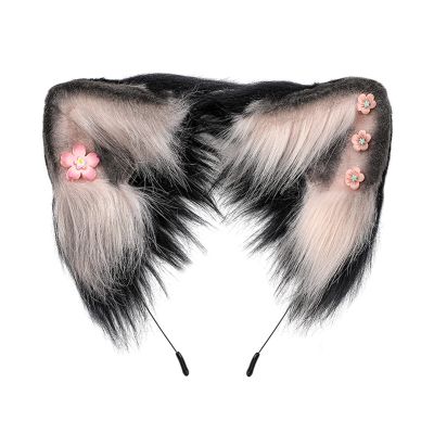 Anime Character Headband Ears Shape Hair Hoop Plush Carnivals Party Headpiece Cosplay Party Costume Props Unisex Cute Headbands For Woman For Woman For Washing Face For Girls Teens For Washing