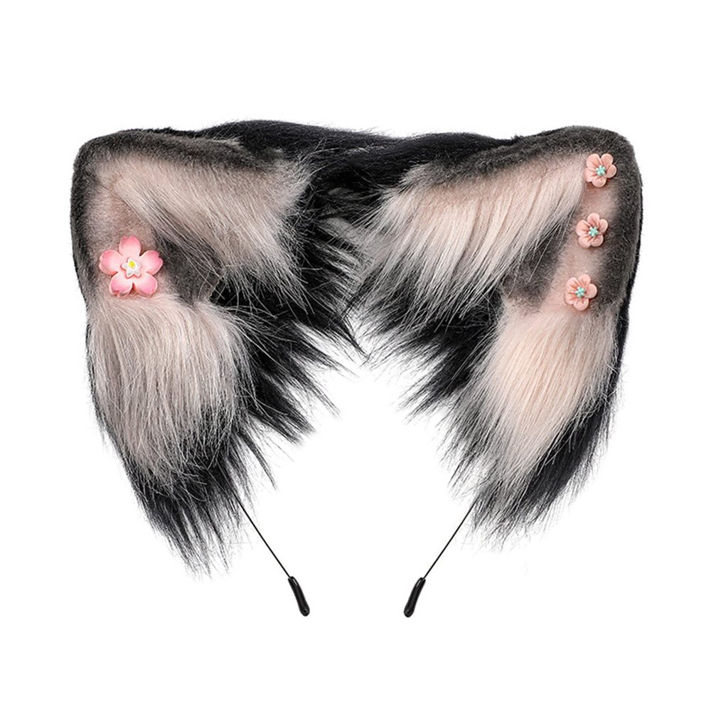 Anime Character Headband Ears Shape Hair Hoop Plush Carnivals Party Headpiece Cosplay Party Costume Props Unisex Cute Headbands For Woman For Woman For Washing Face For Girls Teens For Washing