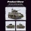 Keetopteep Remote Control Tank US M5A1 Stuart Tank 1/16 War RC Military Vehicle Simulation Smoke Barrel Lifting/Turret Rotation 360 Degrees/NO-Shooting/Collection Model view 4