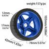 1/8 scale RC rally tires 1/7 RC vehicle tires 17mm Hex universal Reinforced nylon rims for 1/7 1/8 scale racing tires KM Arrma WRC C3 Redcat ARRMA HPI VRX WR8 HSP Hobao Kyosho GT2 (W271 Green) view 2