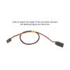 ANKROYU 10Pcs 3Pin Servo Extension Cable 458mm Durable PVC Brass Wire for RC Plane Helicopter Car Robot Futaba JR Servo Connection view 3