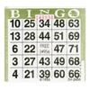 American Games Bingo Paper Game Cards - 1 Card - Olive - 500 Cards per Pack, Made in USA view 1