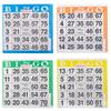 American Games Bingo Paper Game Cards - 1 Card - 4 Sheets - 100 Books per Pack - 4 Colors, Made in USA view 1