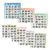 American Games Bingo Paper Game Cards - 1 Card - 7 Sheets - 100 Books per Pack - 7 Colors, Made in USA view 1