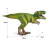 Dinosaur Toy Tyrannosaurus Rex Gift Miniature Dinosaur Doll, Green view 4