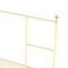 Metal Doll Dress Rack Hangers Doll Furniture Accessories Clothes Laundry Rack /6 1/8 1/12 BJD Dolls Coat Dress Garment Hangers, Gold 35x31cm view 4