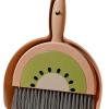 Mini Broom with Dustpan for Kids,Housekeeping Cleaning Tools Pretend Play Cleaning Brush and Dustpan Combo, Kiwi view 2