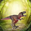 Dinosaur Toy Tyrannosaurus Rex Gift Miniature Dinosaur Doll, Red view 2