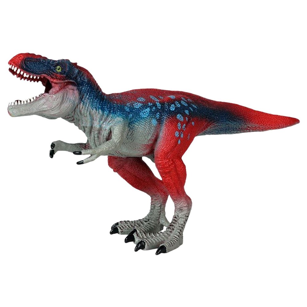 Dinosaur Toy Tyrannosaurus Rex Gift Miniature Dinosaur Doll, Red Blue