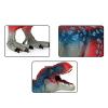 Dinosaur Toy Tyrannosaurus Rex Gift Miniature Dinosaur Doll, Red Blue view 2