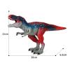 Dinosaur Toy Tyrannosaurus Rex Gift Miniature Dinosaur Doll, Red Blue view 3