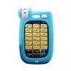 Arabic Language Phone Toy, Muslim Islamic Educational Toy with 18 Chapters, Ramadan Learning Machine Gift for Kids Children, Blue A view 1