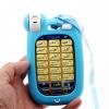Arabic Language Phone Toy, Muslim Islamic Educational Toy with 18 Chapters, Ramadan Learning Machine Gift for Kids Children, Blue A view 2