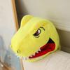 Cute Dinosaur Head Hat Cosplay Headgear Cartoon Dress Up Hat Toy PP Cotton Dinosaur Hats Party Supplies for Kids Adult, Yellow view 2