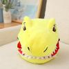Cute Dinosaur Head Hat Cosplay Headgear Cartoon Dress Up Hat Toy PP Cotton Dinosaur Hats Party Supplies for Kids Adult, Yellow view 4