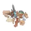 17PCS Miniature Ancient Buildings Toys Around The World City Miniatures Buildings Egyptian Pyramid Model Kit Ancient Egypt Toys view 2