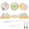 Nest House Acrylic Castle Villa Farm House Moisturizing Water Tower for Feeding Science Education Toy for Kids Parents Observation High Transparency Durable 24x8cm view 2