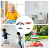 MERRYHAPY 2pcs USB Charged LED Glider Airplane for Lightweight Hand-Throwing Foam Flying Model with Bright Lights Safe Craftsmanship for Outdoor Play and Evening Use view 4