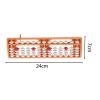 Abacus Frame with Multi Color Beads Educational Toy for Preschool Boys Gifts, Orange view 2