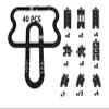 LLTCMAOYI Montessori Plastic Road Puzzle Toy Set, Splicing Car Track Running Tracks,40 Pieces view 2