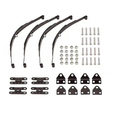4Pcs for 1/10 Rock Crawler Hard Leaf Spring Suspension Stainless Steel Bar for F350 D90 RC4WD Tamiya Axial Truck
