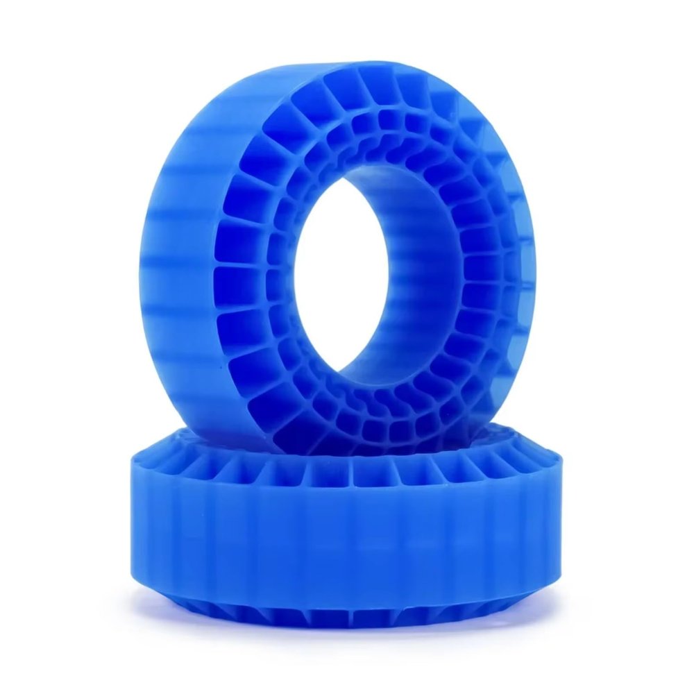 RC Upgrade Parts For TRX4 For SCX10 For Capra CMX VS4-10 1/10 Tire Silica Gel Insert Foam 108x42mm Fits 1.9 Inch Tires RC Crawler(Blue,2pcs)