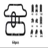 LLTCMAOYI Montessori Kids's Plastic Track Assembly Toys, Car Track Puzzle Set (64Pcs) view 2