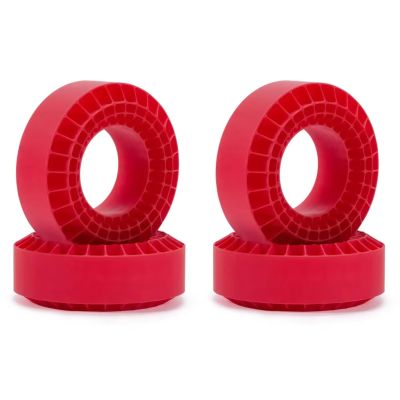 RC Upgrade Parts For TRX4 For SCX10 For Capra CMX VS4-10 1/10 Tire Silica Gel Insert Foam 108x42mm Fits 1.9 Inch Tires RC Crawler(Red,4pcs)