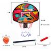 3-in-1 Mini Office Basketball Hoop for Desk, Door & Trash Can,Adjustable Mini Indoor Basketball Hoop with Ball & Pump,Fun Desktop Game and Office Toys,Great Birthday Gift Idea view 4