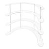 Acrylic Curved Display Stand 3-Tier or 4-Tier Clear Organizer Shelf for Collectibles Figures Desktop or Cabinet Display(4th floor) view 1