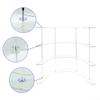 Acrylic Curved Display Stand 3-Tier or 4-Tier Clear Organizer Shelf for Collectibles Figures Desktop or Cabinet Display(4th floor) view 3