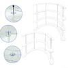 Acrylic Curved Display Stand 3-Tier or 4-Tier Clear Organizer Shelf for Collectibles Figures Desktop or Cabinet Display(4th floor) view 4