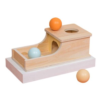 Object Permanence Box Ball Drop Box Early Educational Toy Box for Infant 1 Year