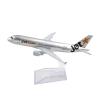 ZFQSEXTWT 1 400 Scale Aircraft Airbus Fit for A320 16cm Alloy Airplane Model Architecture Miniature Collectible Hobby Playgame Kit view 1