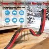 Flexible Race Track 15 Ft Starter Set, Flex Tracks for Kids 3+ with Strong Suction Cups, Flexible Car Race Ramp Track Compatible with Hot Wheels and Diecast 1/64 Cars, Portable Rolls Up Race Tracks view 2