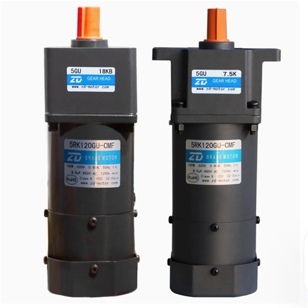 120w Brake Motor Upper and Lower Plate Conveyor Belt Dedicated Brake Motor 5RK120GU-CMF 5GU3-750K(5RK120GU-CM-5GU9K)