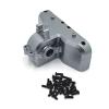 RC Models For MJX 14301 14302 14303 1/14 RC Car Parts Remote Control Car Accessories Metal Upgraded Gearbox Cover Model Accessory(Gray) view 1